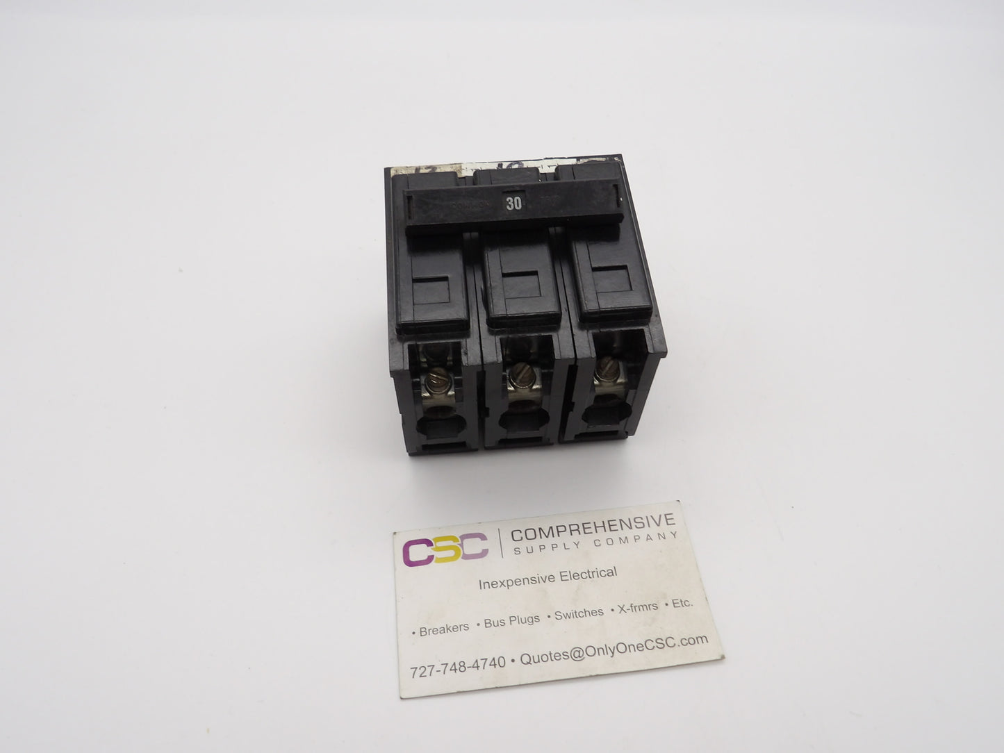 BAB3030H - Cutler Hammer 30A Amp 3P Pole 10kA@240V Bolt On Circuit Breaker