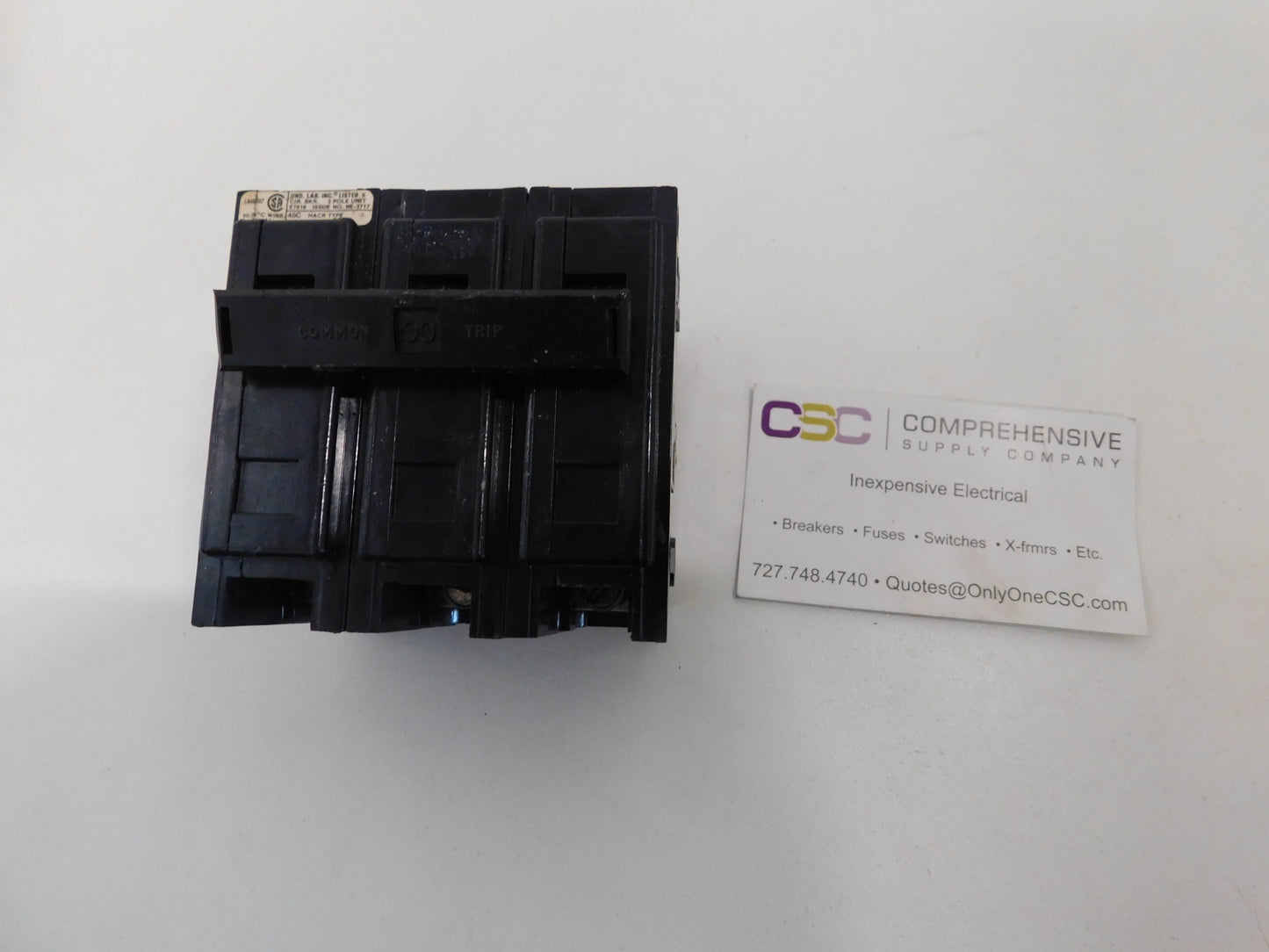 CBB3100H - Challenger 100A Amp 3P Pole 10kA@240V Bolt On Circuit Breaker