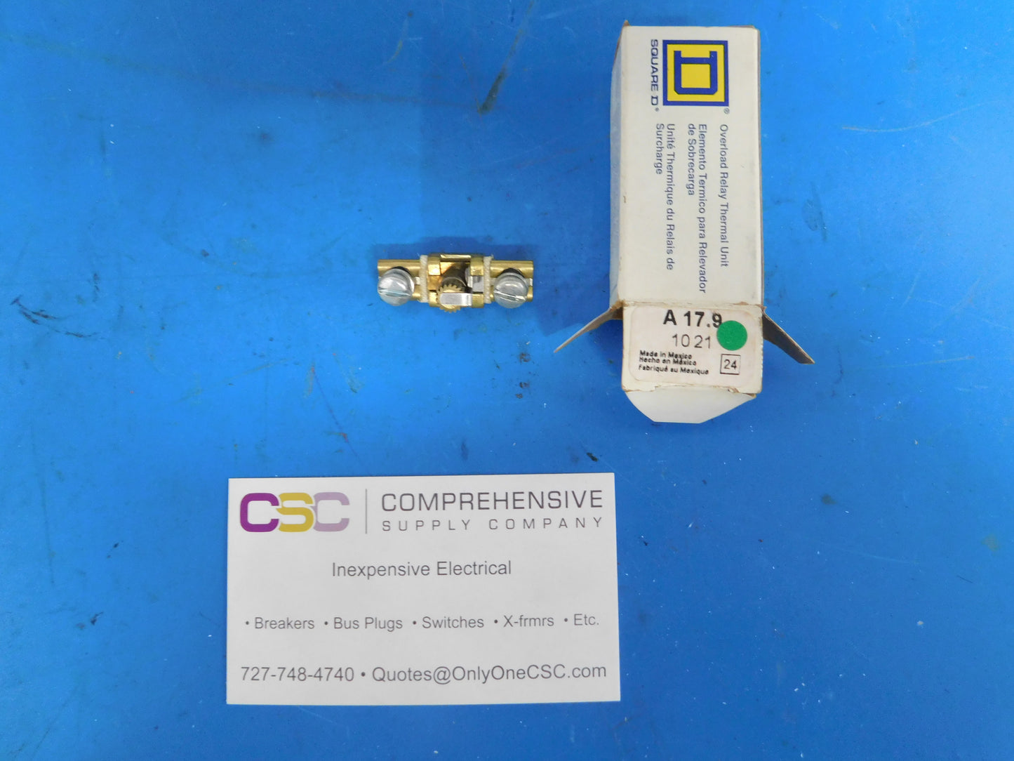A 17.9 - Square D Overload Relay Thermal Unit A 17.9