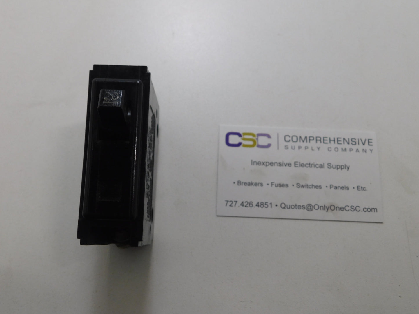 QNBL1020 - Westinghouse 20A Amp 1P Pole 10kA@120/240V Bolt On Quicklag Circuit Breaker