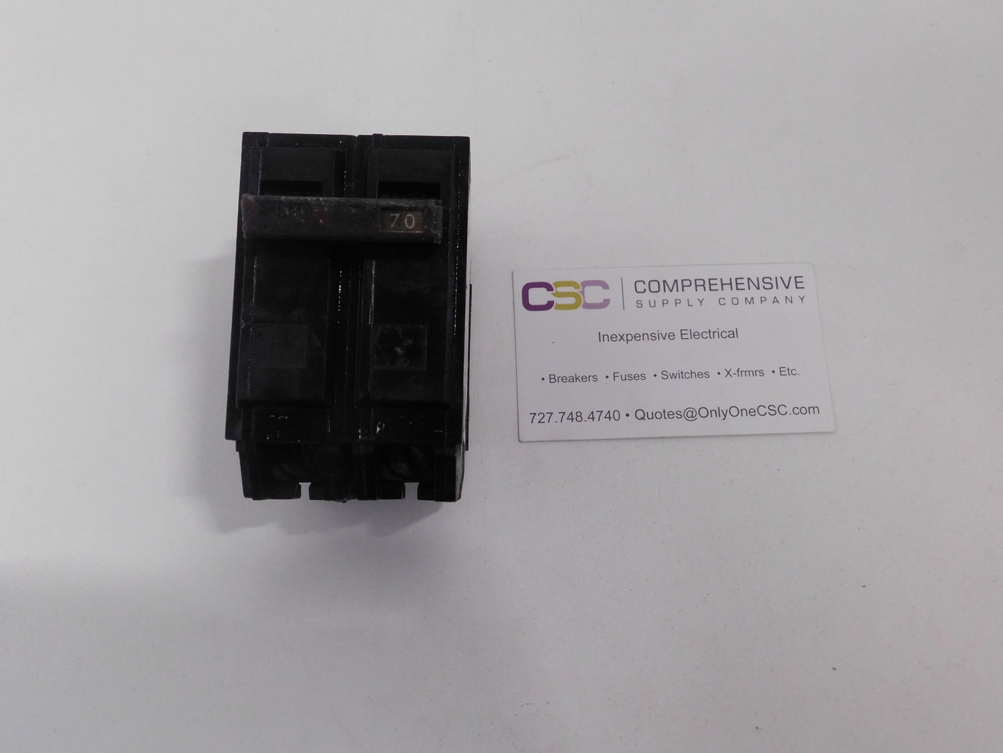TQB2170 - GE 70A Amp 2P Pole 5kA@240V Bolt On Circuit Breaker - Older Series