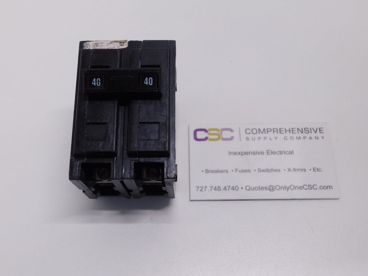 QBHW2040 - Eaton 40A Amp 2P Pole 22kA@120/24V Bolt On Quicklag Circuit Breaker