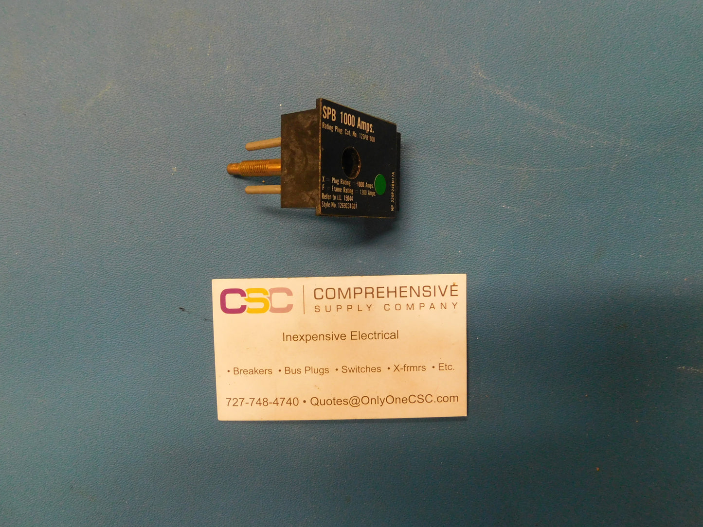 12SPB1000 - Westinghouse 1000A Rating Plug 1200A Frame For Spb Series Circuit Breakers