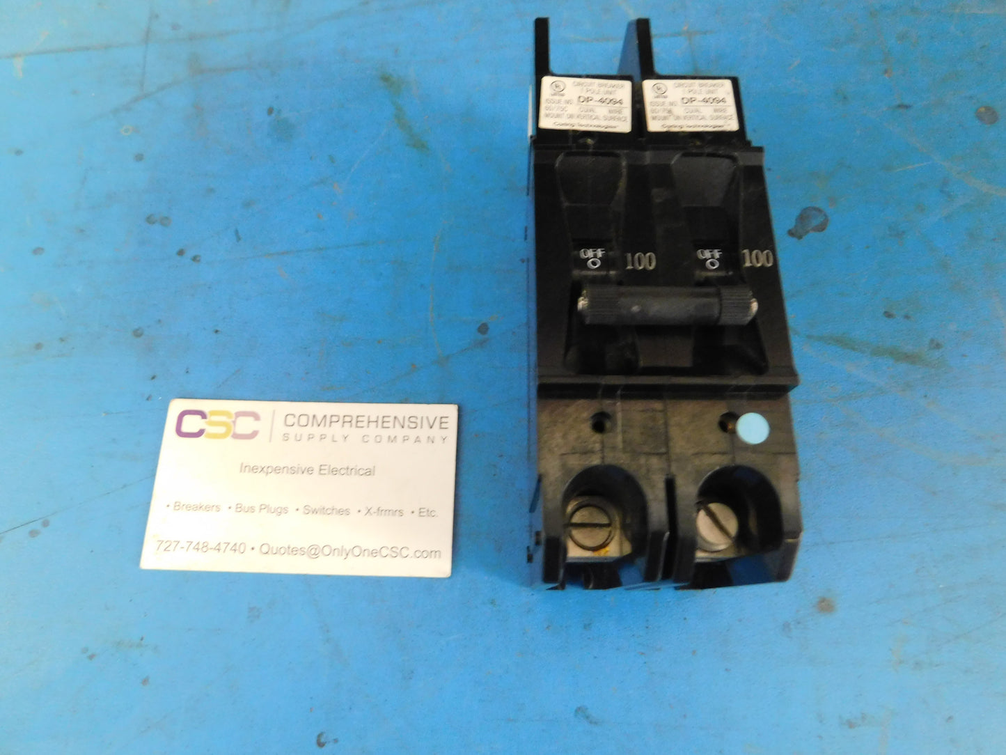 EA2-X0-18-280-32E-DF - Carling 100A Amp 2P Pole 5kA@240V Feed Through Circuit Breaker