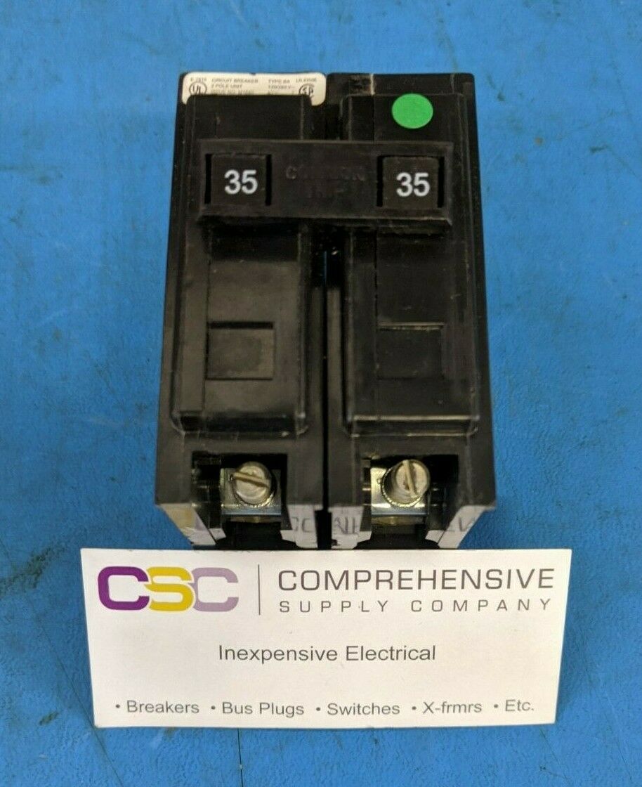 BAB2035 - Cutler Hammer 35A Amp 2P Pole 10kA@120/240V Bolt On Circuit Breaker