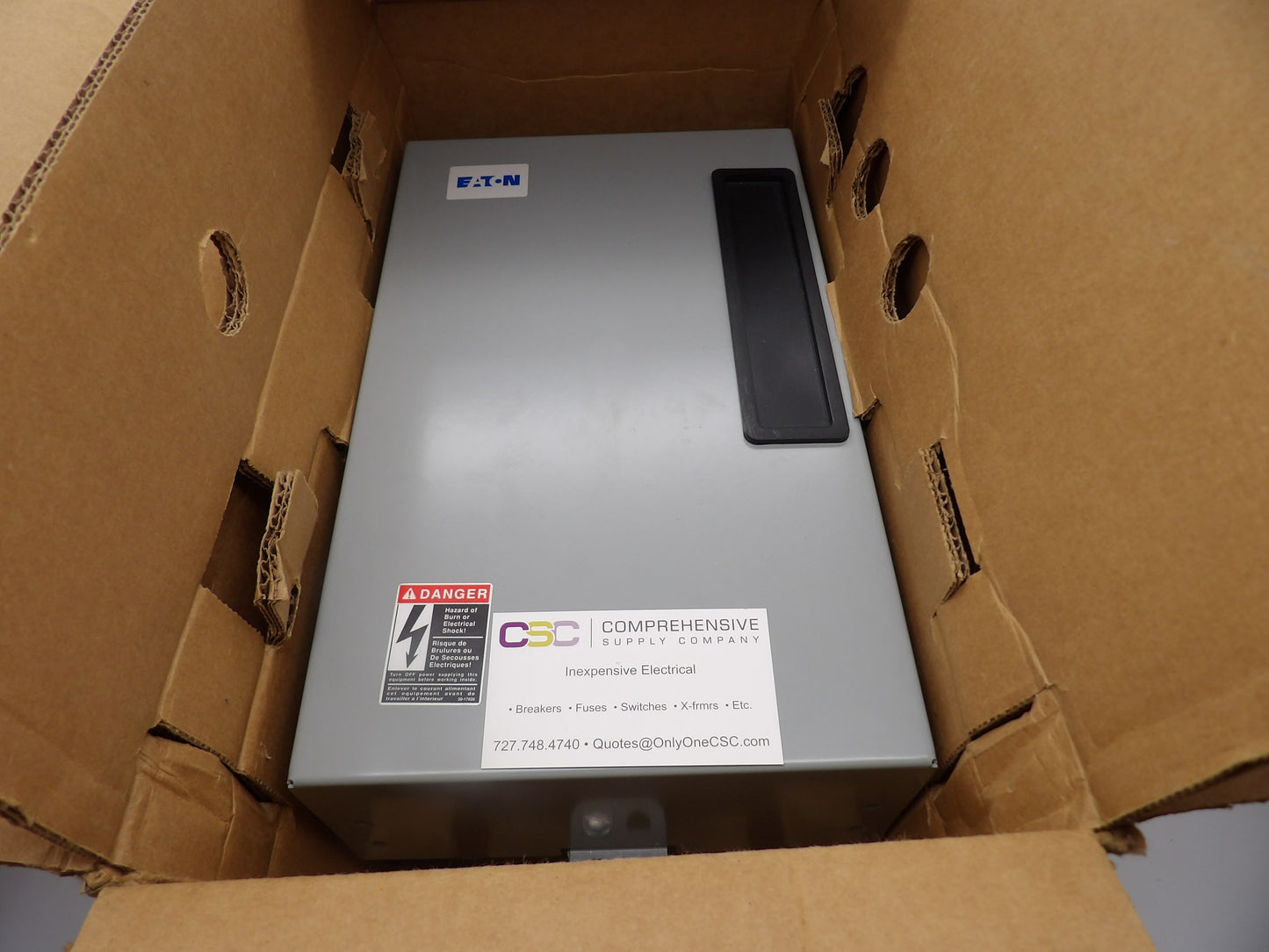 ECL03B1A6A - Eaton 20A Amp 6P Pole 600V Nema1 Electrically Held Lighting Contactor W/120V Coil