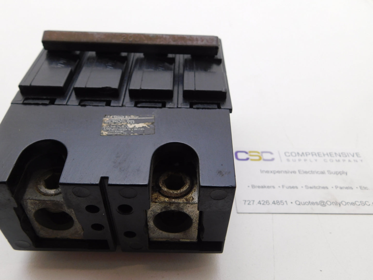 Q2200B - Siemens 200A Amp 2P Pole 10kA@120/240V Plug On Circuit Breaker - Older Series