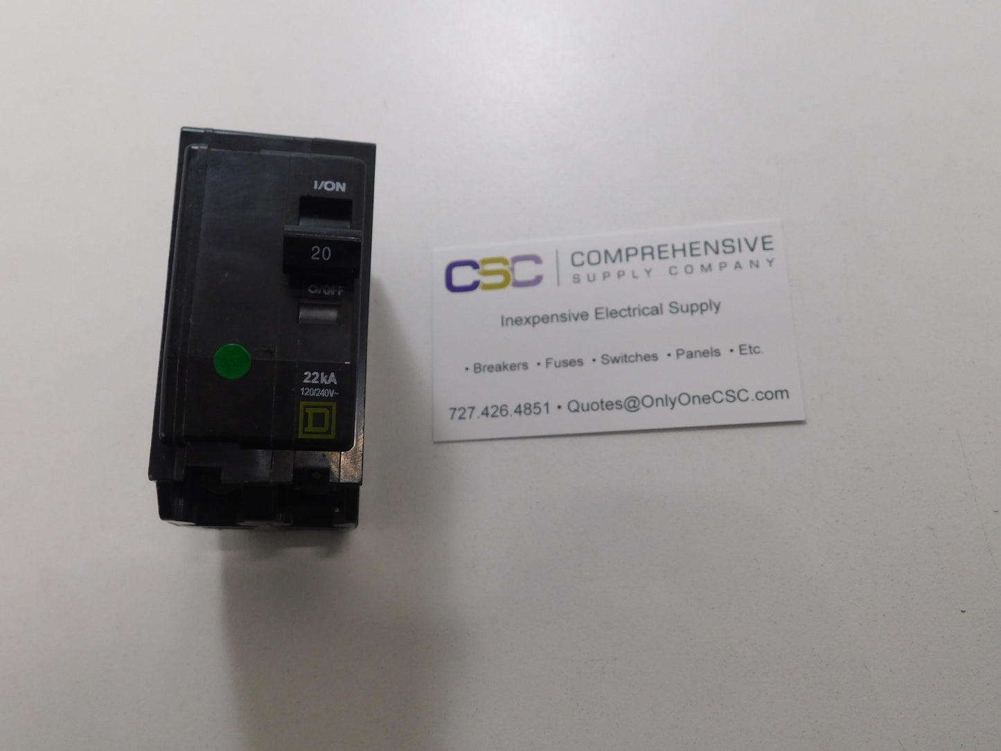 QOB220VH - Square D 20A Amp 2P Pole 22kA@120/240V Bolt On Circuit Breaker
