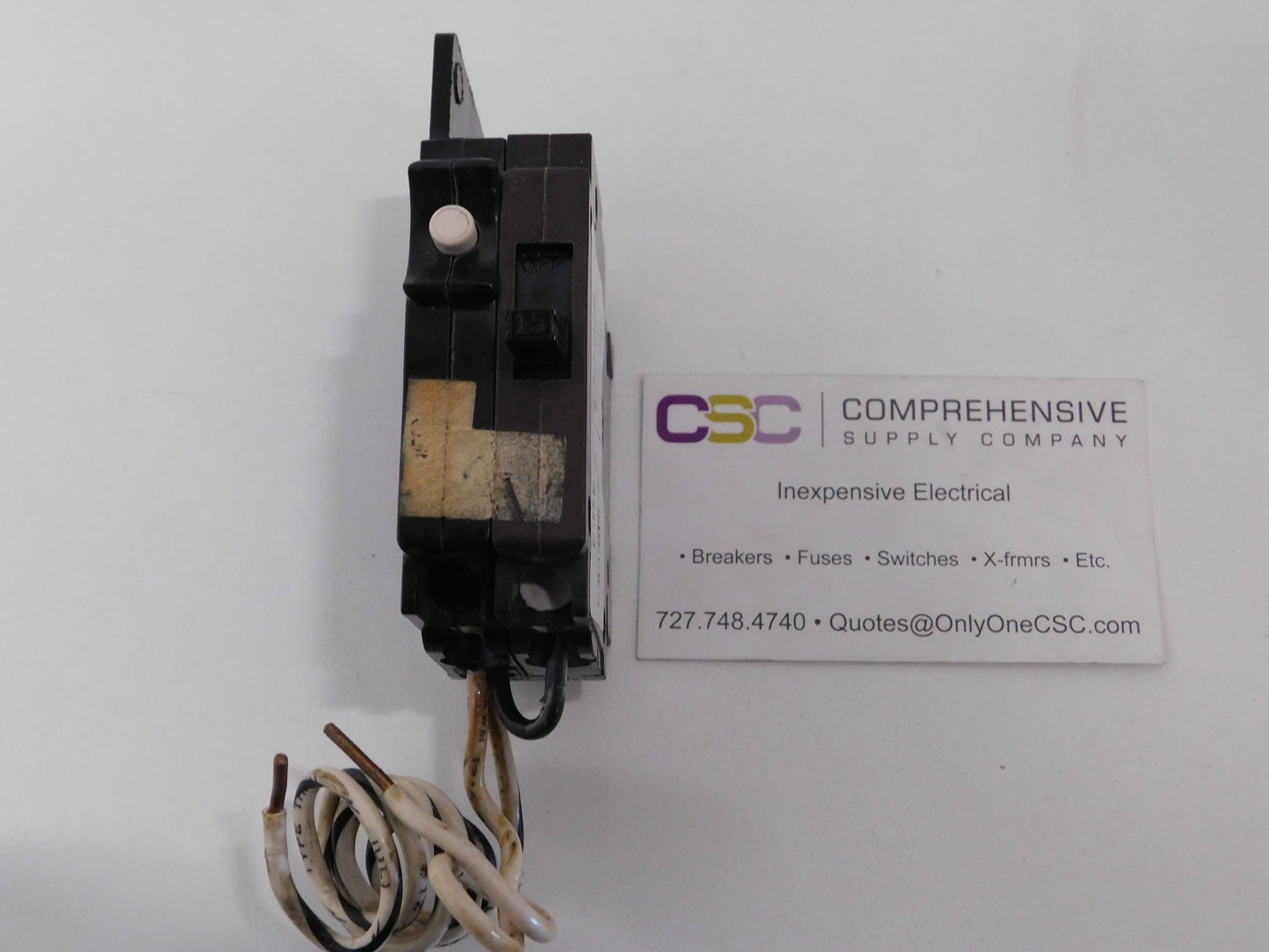 EQGF115 - ITE 15A Amp 1P Pole Plug On Eq Ground Fault GFCI Circuit Breaker