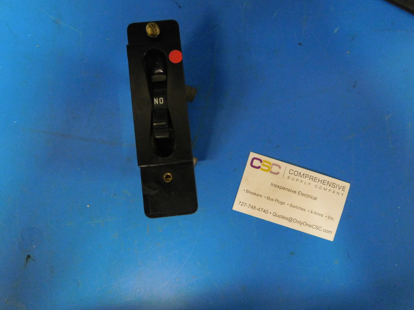 AM1510HK - Heinemann 25A Amp 1P Pole 40/60Vdc Bolt On Circuit Breaker