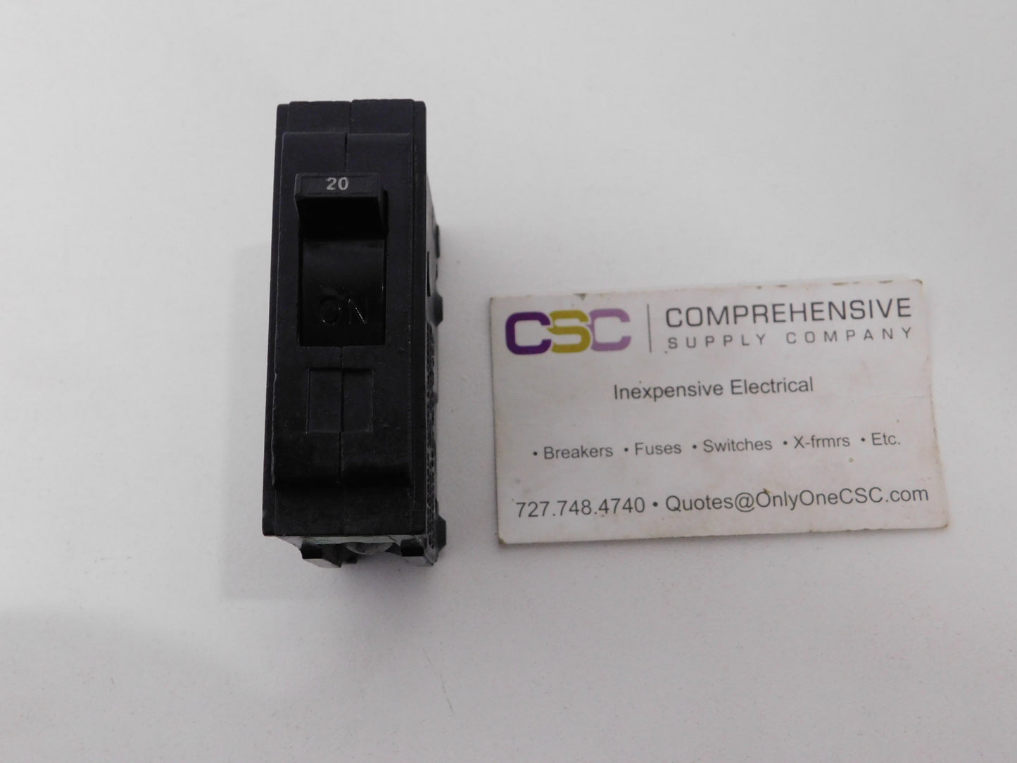 TQL120 - GE 20A Amp 1P Pole 10kA@120/240V Plug On Circuit Breaker