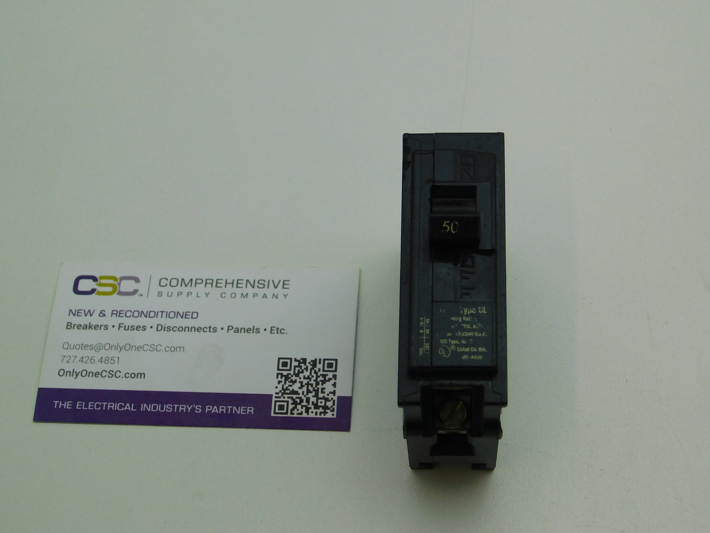 B150 - Siemens 50A Amp 1P Pole 10kA@120/240V Bolt On Circuit Breaker - Older Series