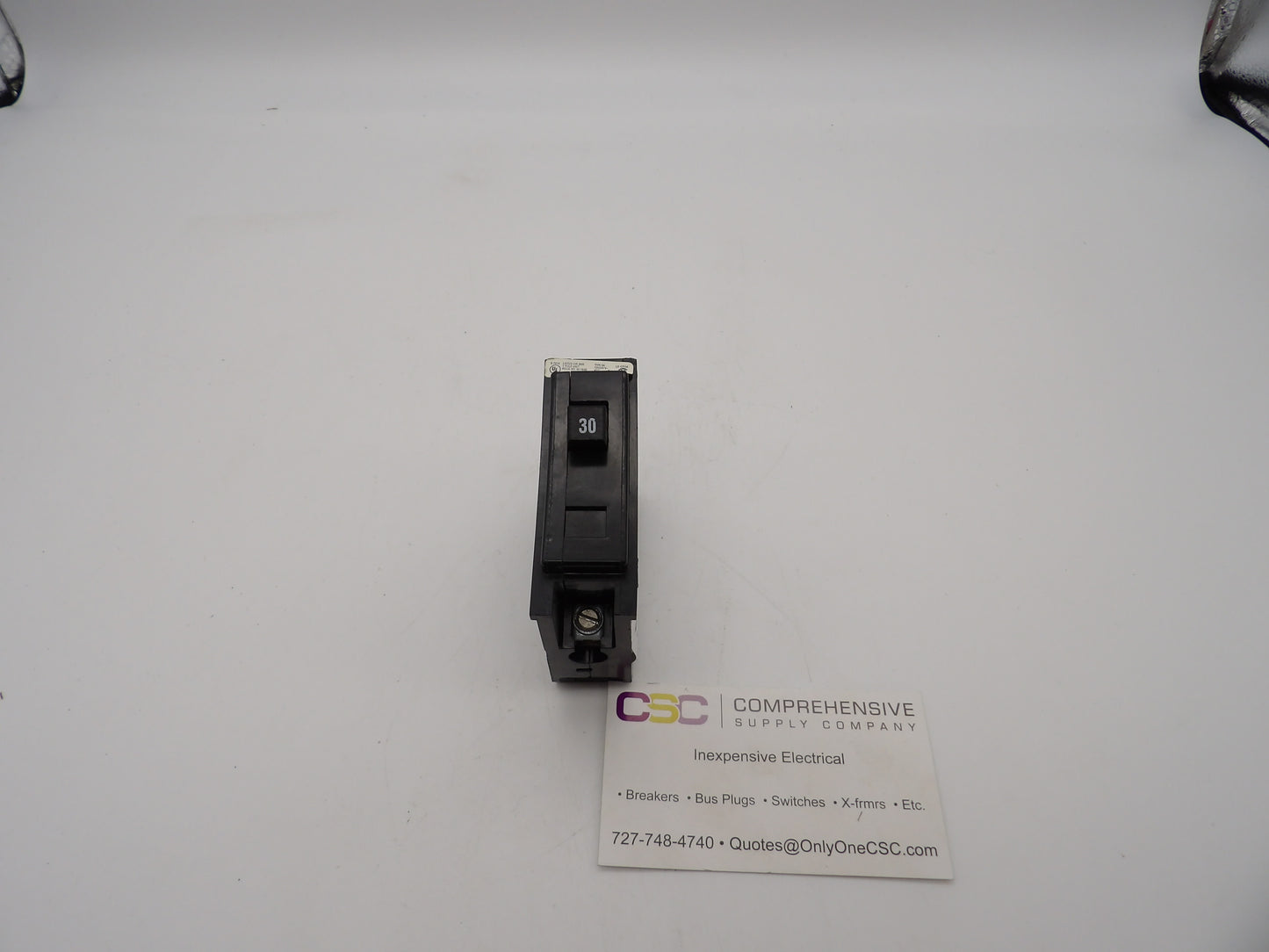 BAB1030 - Cutler Hammer 30A Amp 1P Pole 10kA@120/240V Bolt On Circuit Breaker
