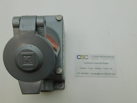 UGRB5-20231 - Killark 20A Amp 125V Hazardous Location Ugr Series Quick Wire Receptacle