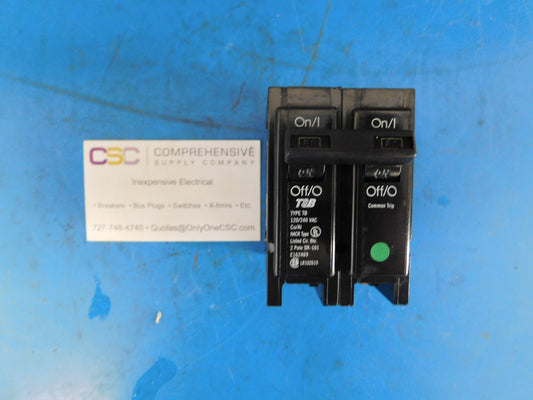 TB260 - T & B 60A Amp 2P Pole 10kA@120/240V Plug On Circuit Breaker