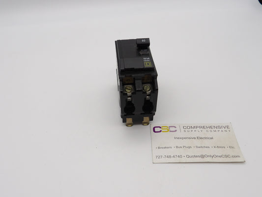 QOB260 - Square D 60A Amp 2P Pole 10kA@120/240V Bolt On Circuit Breaker