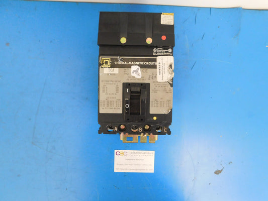 FA36050 - Square D 50A Amp 3P Pole 600V 18kA@480V I-Line Plug On Circuit Breaker W/Gray Label