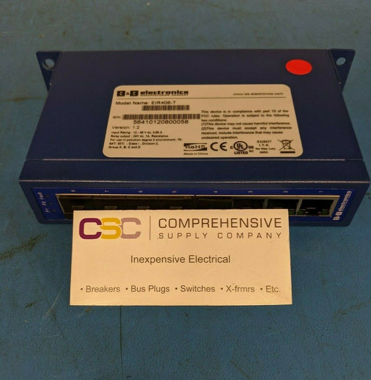 EIR408-T EIR400 - B&B Electronics 8 Port Industrial Gigabit Ethernet Switch