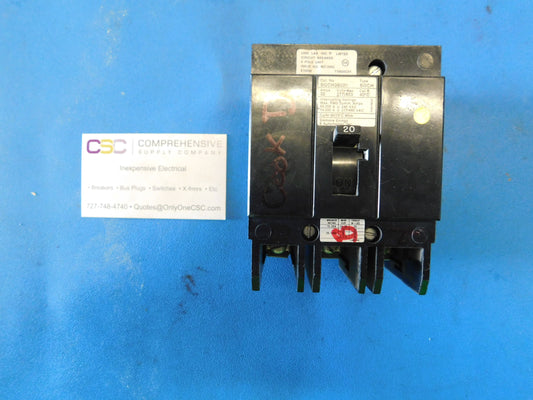 BQCH3B020 - Siemens 20A Amp 3P Pole 14kA@277/480V Bolt On Circuit Breaker