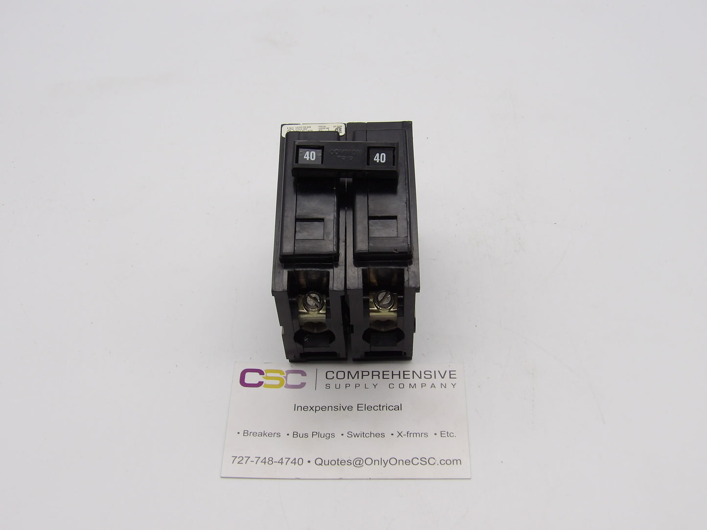 BAB2040 - Eaton 40A Amp 2P Pole 10kA@120/240V Bolt On Circuit Breaker