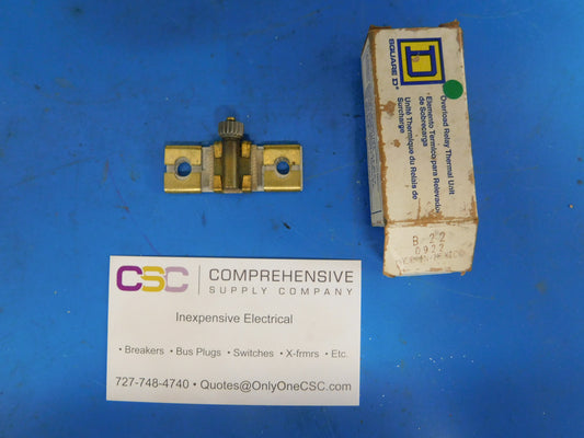 B 22 - Square D Overload Relay Thermal Unit B 22