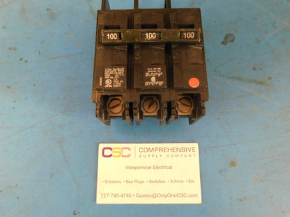 BQ3B100 - Siemens 100A Amp 3P Pole 10kA@240V Bolt On Circuit Breaker