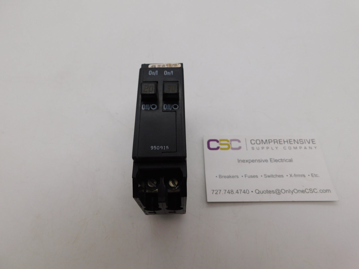 GH2030H - General Switch 20/30A Amp 2P Pole 10kA@120/240V Plug On Circuit Breaker