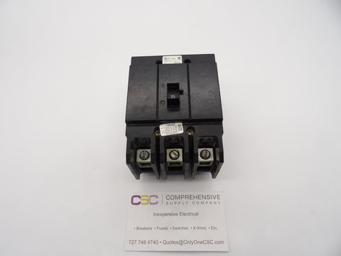 GHB3035 - Cutler Hammer 35A Amp 3P Pole 14kA@480Y/277V Bolt On Circuit Breaker