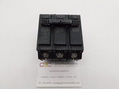 THQB32035 - GE 35A Amp 3P Pole 10kA@240V Bolt On Circuit Breaker