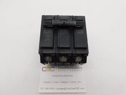 THQB32035 - GE 35A Amp 3P Pole 10kA@240V Bolt On Circuit Breaker