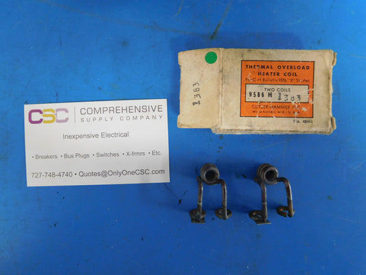 9586H1383 - Eaton 2- Thermal Overload Heater Coils 1383