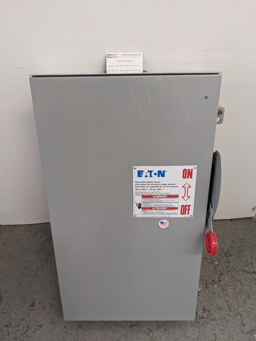 DH364URK - Eaton 200A Amp 3P Pole 600V Nema 3R Non-Fusible Heavy Duty Safety Switch