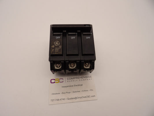 THQB32050 - GE 50A Amp 3P Pole 10kA@240V Bolt On Circuit Breaker - Older Series