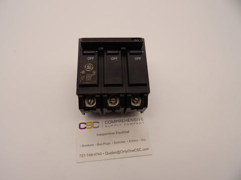 THQB32050 - GE 50A Amp 3P Pole 10kA@240V Bolt On Circuit Breaker - Older Series