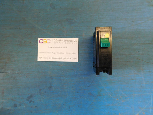 BR130R - Westinghouse 30A Amp 1P Pole 10kA@120/240V Plug On Circuit Breaker W/Green Handle