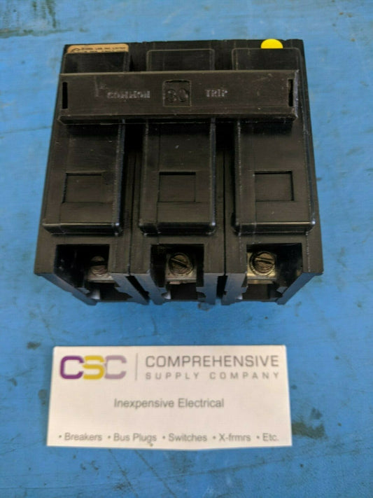 BR330 - Bryant 30A Amp 3P Pole 10kA@240V Plug On Circuit Breaker - Older Series