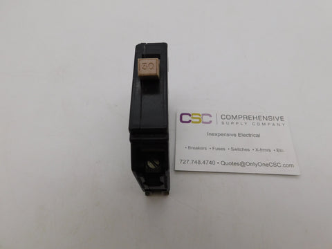 CH130 - Cutler Hammer 30A Amp 1P Pole 10kA@120/240V Plug On Circuit Breaker W/Metal Foot