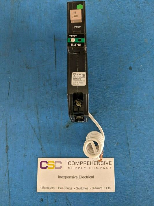 CHFCAF115 - Eaton 15A Amp 1P Pole 10kA@120V Plug On Combo Arc Fault AFCI Circuit Breaker