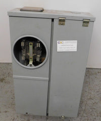 JA112CYU - Murray 125A Amp 120/240V 1Ph/3W Nema 3R Combo Panel & Meter Socket W/100A Main Breaker