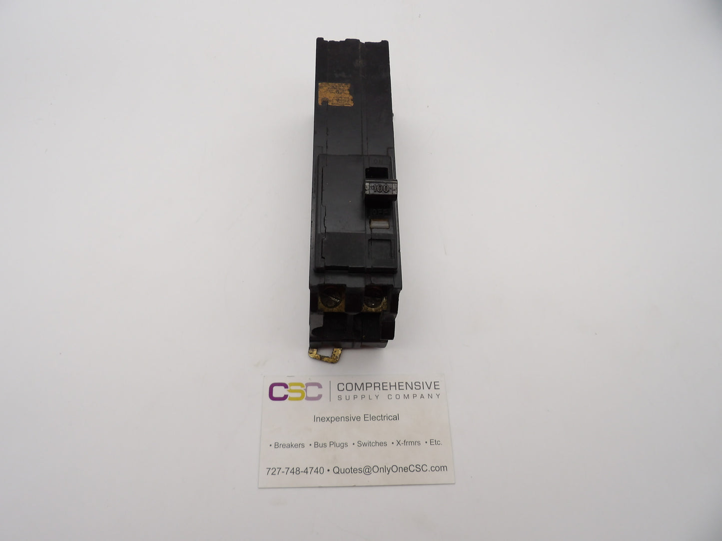 Q1U2100 - Square D 100A Amp 2P Pole 10kA@120/240V Feed Through Lug In Lug Out Circuit Breaker