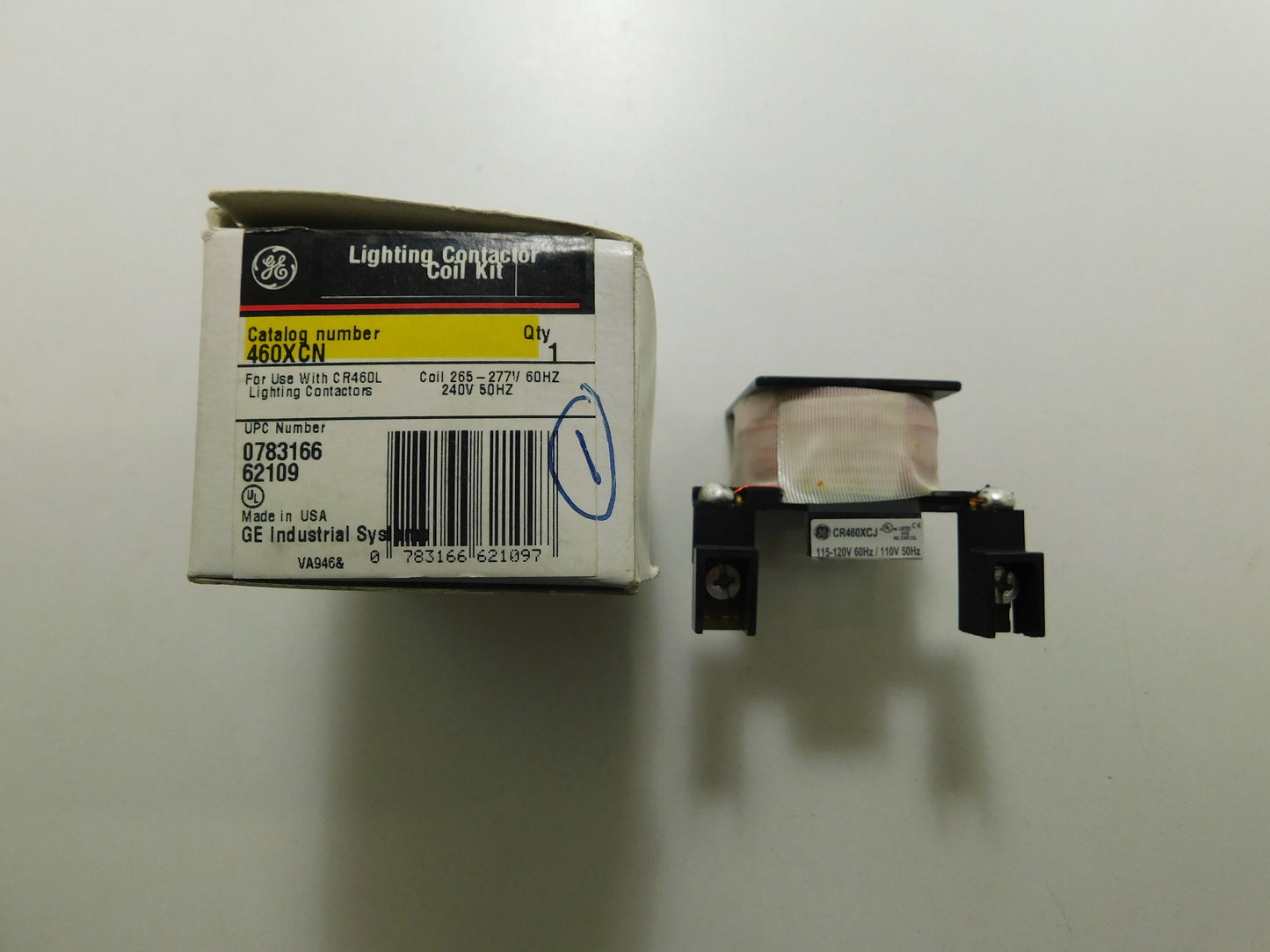 CR460XCN - GE 265V-277V Pole Lighting Contactor Coil Kit