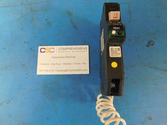 CHCAF115 - Eaton 15A Amp 1P Pole 10kA@120V Plug On Combo Arc Fault AFCI Circuit Breaker
