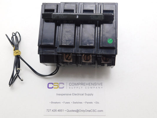 THQB32080ST1 - GE 80A Amp 3P Pole 10kA@240V Bolt On Circuit Breaker W/120V Shunt Trip