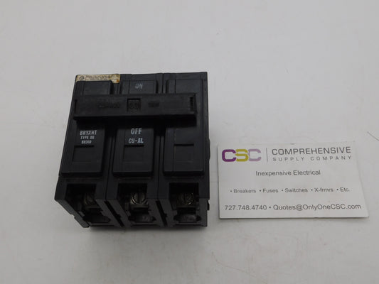 BR360 - Bryant 60A Amp 3P Pole 10kA@240V Plug On Circuit Breaker - Older Series