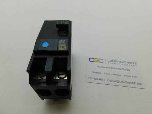 QOB240VH - Square D 40A Amp 2P Pole 22kA@120/240V Bolt On Circuit Breaker