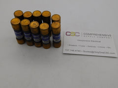 KON-6 - Edison 6A Amp 250V Class K5 One-Time Cartridge Fuse - 10 Pack