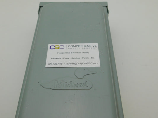 U050N - Midwest 50A Amp 120/240V Nema 3R Twist Lock Power Inlet Enclosure