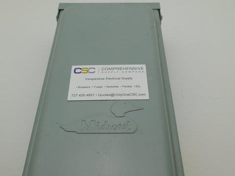 U050N - Midwest 50A Amp 120/240V Nema 3R Twist Lock Power Inlet Enclosure