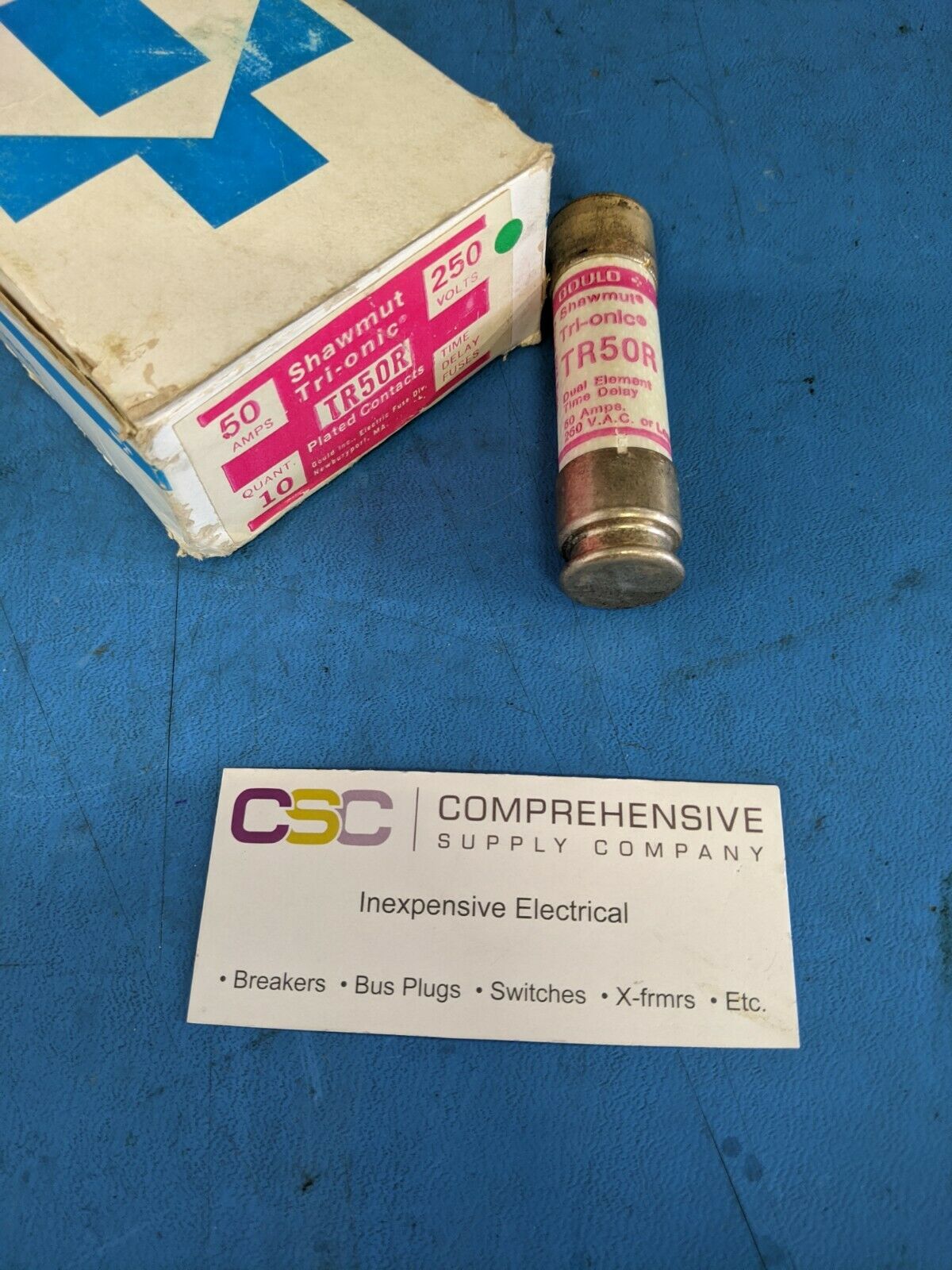 TR50R - Gould Shawmut 50A Amp 250V Time Delay Class Rk5 Fuse