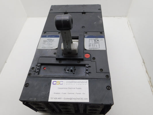 SKHA36AT1200 - GE 1200A Amp 3P Pole 600V 50kA@480V Bolt On Spectra Rms Circuit Breaker